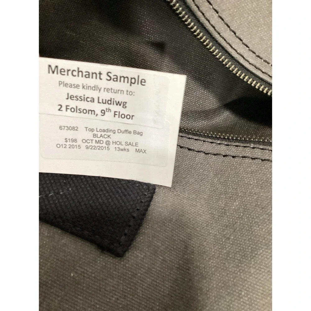 Vtg Banana Republic  Top Load Duffle Bag (sample) Retail $198